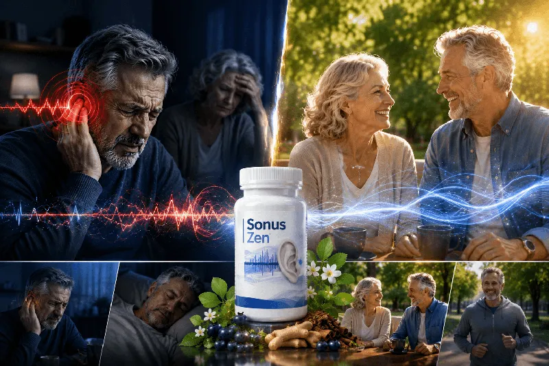 SonusZen user results showing improved hearing and reduced tinnitus symptoms